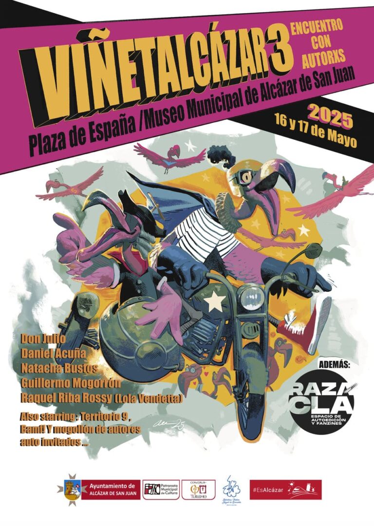 Viñetalcázar celebra su tercera edición los días 16 y 17 de mayo de 2025