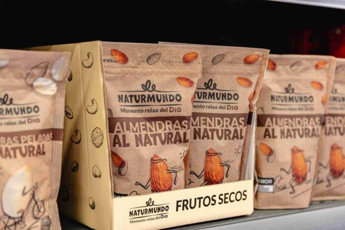 Dia refuerza su compromiso con la alimentación saludable: el 50% de su gama de frutos secos Naturmundo sin sal añadida