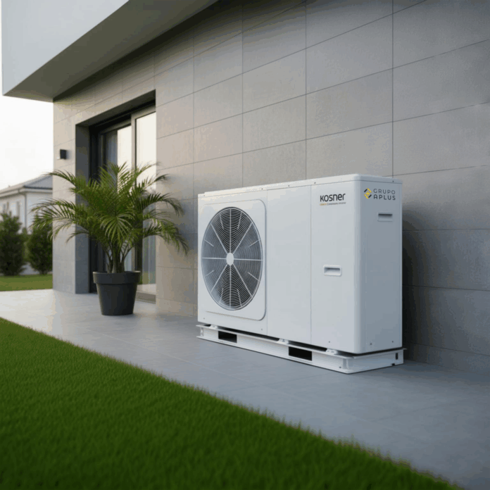 Un hogar de 160 m² puede pasar de pagar 2.400€ a 1.120€ al año con aerotermia