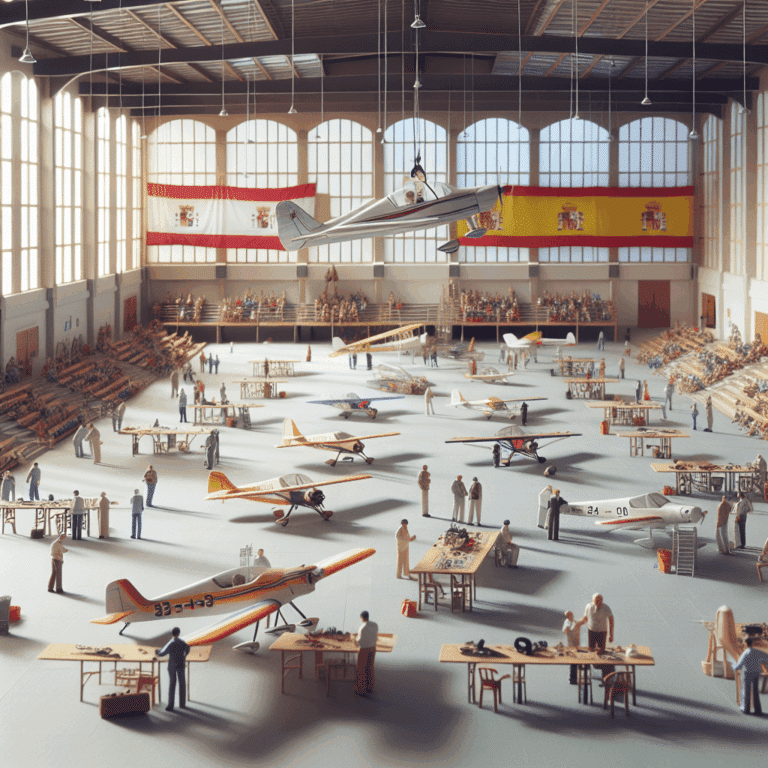 Alcázar de San Juan recibe a pilotos de toda España en el Campeonato Nacional de Aeromodelismo en Sala