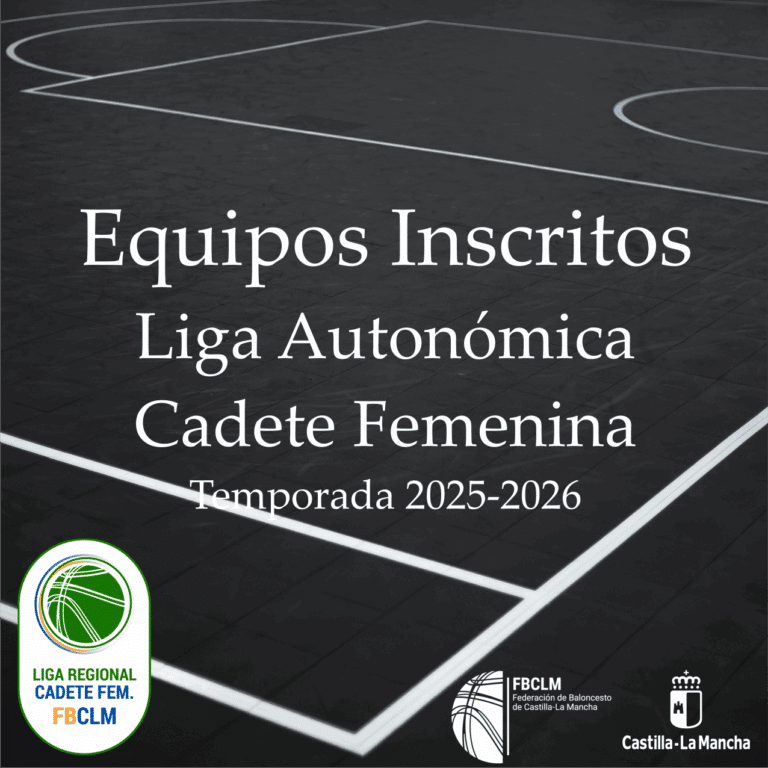 Equipos Confirmados para la Temporada 2025-2026 en la Liga Autonómica Cadete Femenina e Infantil Asociada #CompeticionesFBCLM