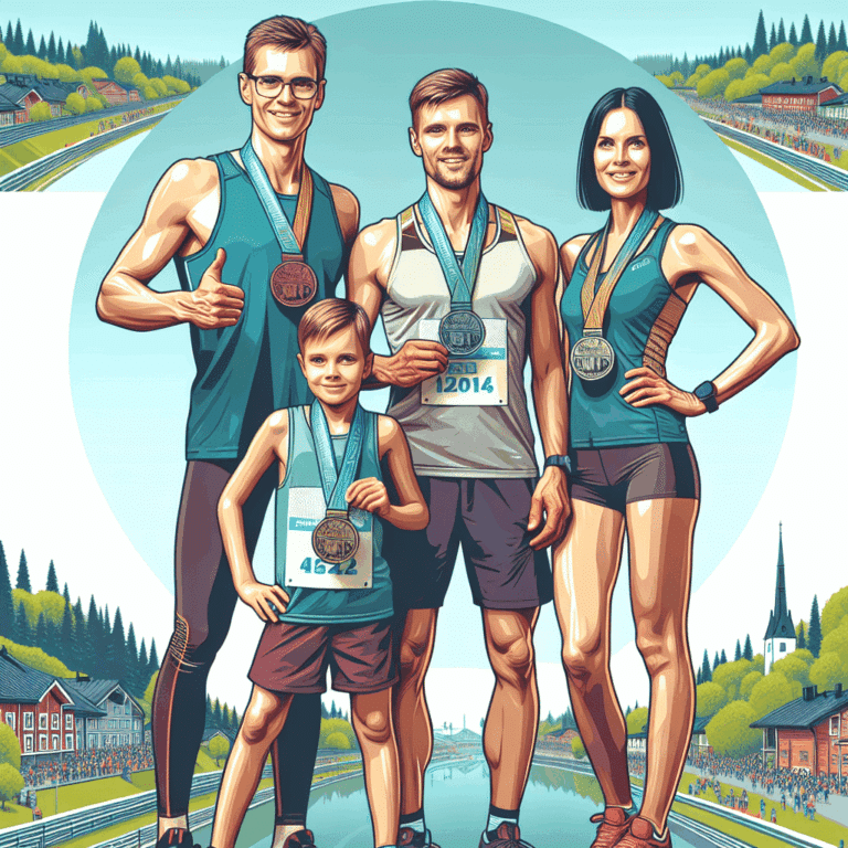 Una familia de Ciudad Real deslumbra en el Europeo Máster de Maratón en Finlandia con cuatro medallas