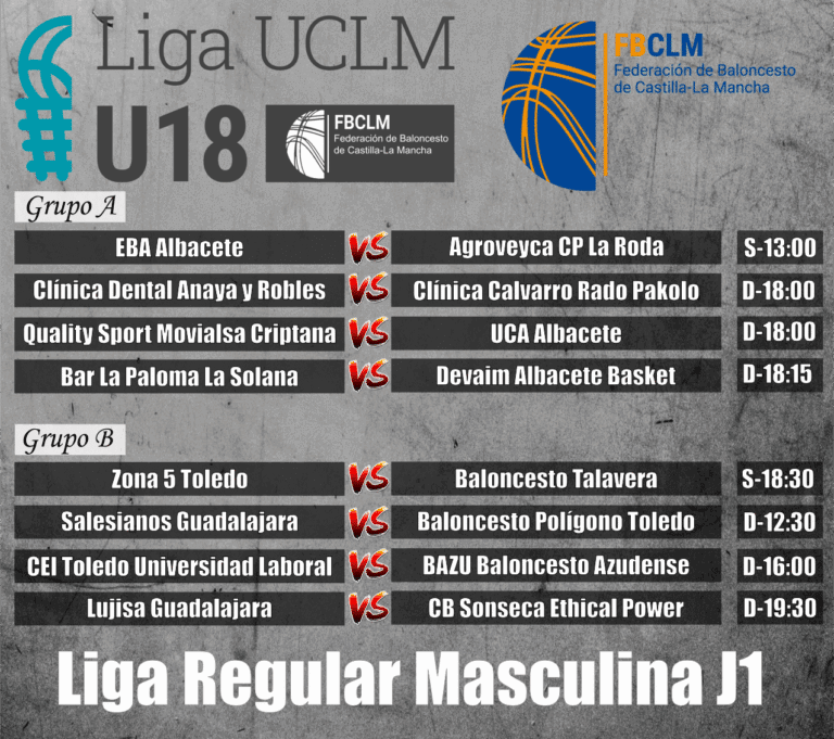 ¡Que Comience la Diversión! La Competición Masculina de la #LigaUCLM Inicia Este Fin de Semana en Todos los Grupos