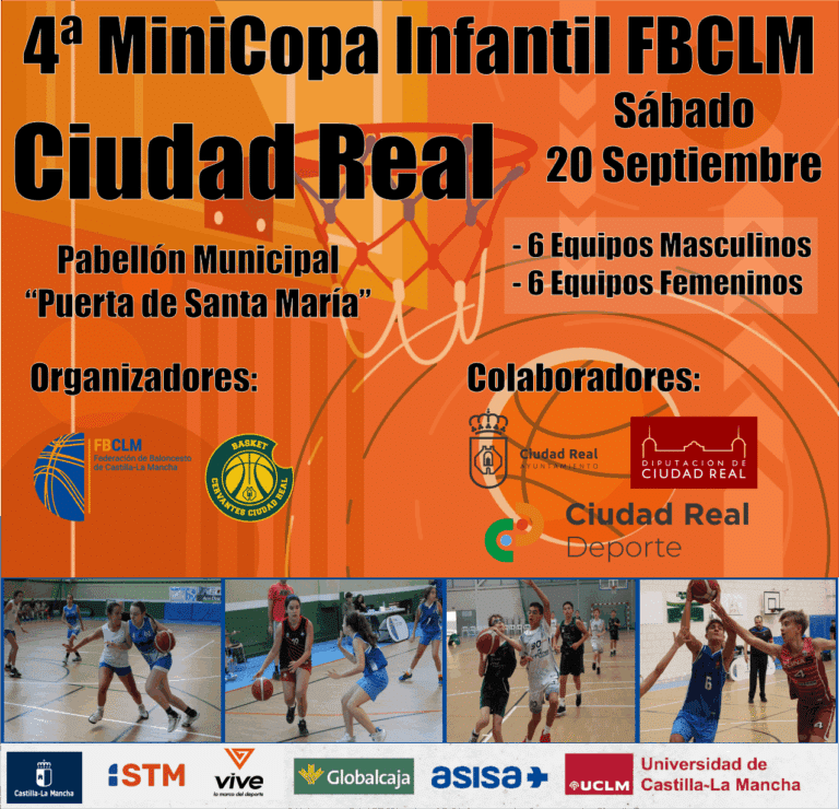 ¡Vive la emoción de la #MinicopaInfantilFBCLM el 20 de septiembre en Ciudad Real!