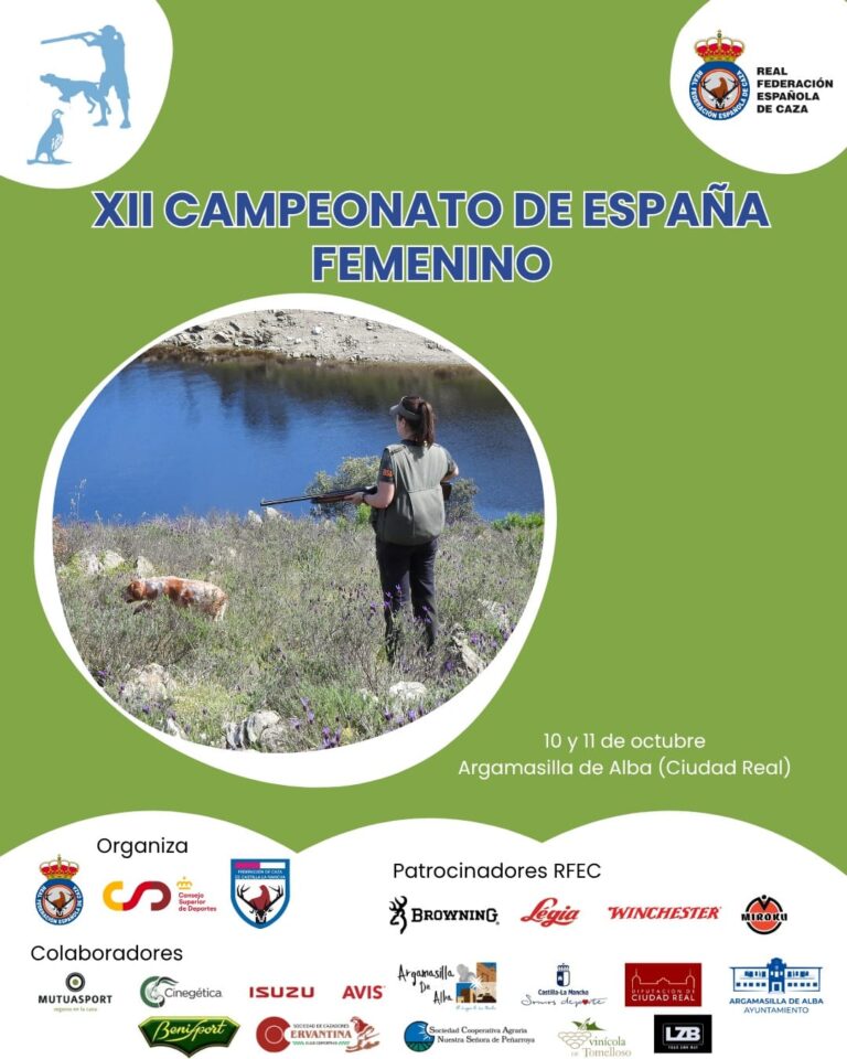 Argamasilla de Alba se convierte en sede del XII Campeonato Nacional Femenino de Caza Menor con Perro