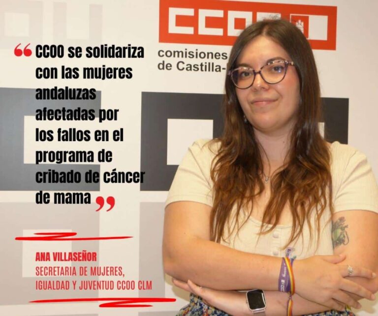 CCOO Expresa su Solidaridad con las Mujeres Andaluzas Afectadas por Errores en el Cribado de Cáncer de Mama
