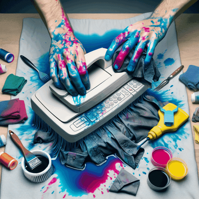 Elimina de Manera Eficaz las Manchas de Tinta de Impresora en tu Ropa y Telas