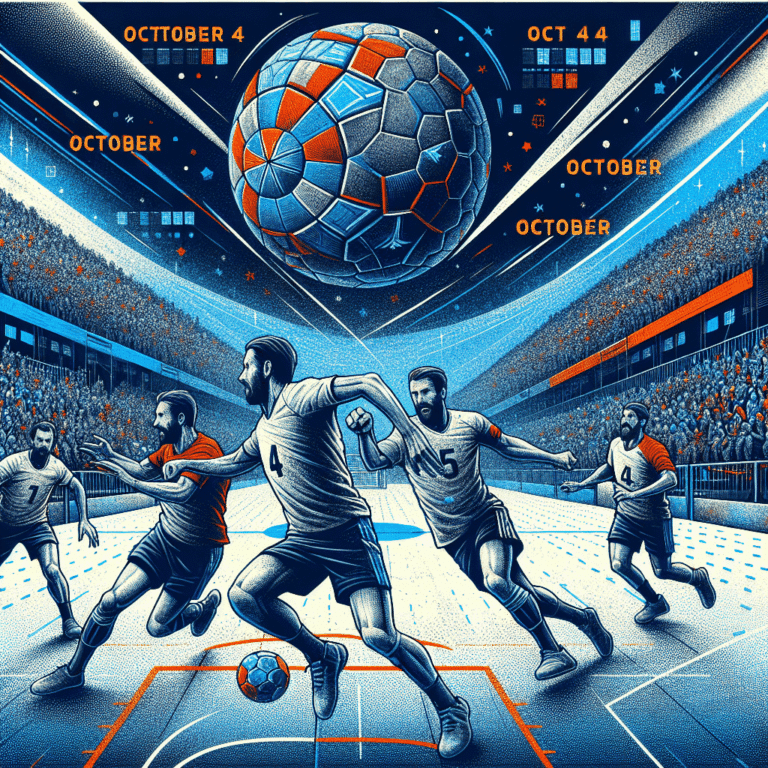 Horario y Resultados en Tiempo Real del Balonmano: 4 y 5 de Octubre