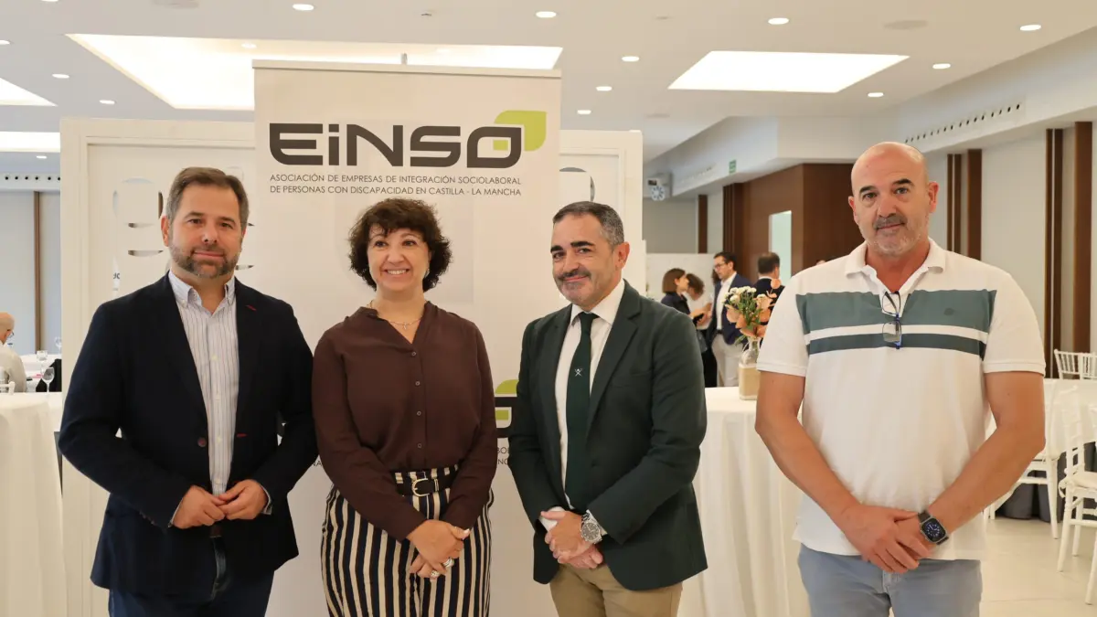 Participantes en la II Jornada de Empleo Inclusivo en los Centros Especiales de Empleo de Castilla-La Mancha, celebrada en los Salones Mabel de Alcázar de San Juan