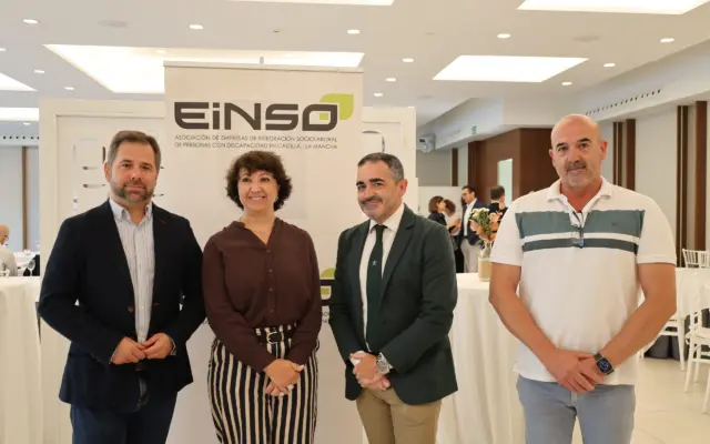 Participantes en la II Jornada de Empleo Inclusivo en los Centros Especiales de Empleo de Castilla-La Mancha, celebrada en los Salones Mabel de Alcázar de San Juan