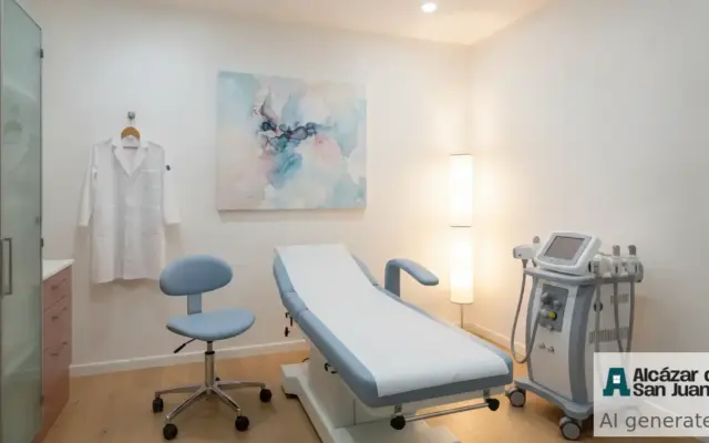 Sala de consulta de ginecología en una clínica privada