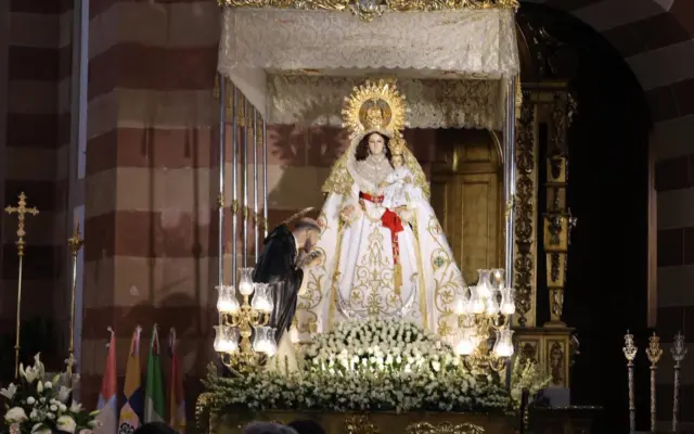 Función solemne en honor a la Virgen del Rosario en la Parroquia de Santa Quiteria, Alcázar de San Juan