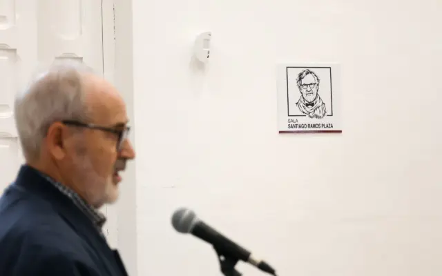 Acto de homenaje al poeta Santiago Ramos Plaza en la Biblioteca Municipal de Alcázar de San Juan