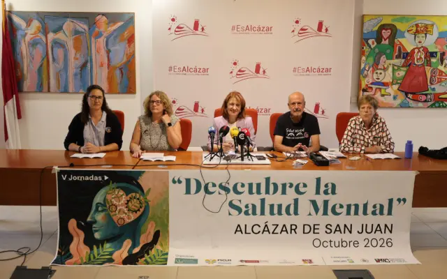 Presentación institucional de las V Jornadas de Salud Mental de Alcázar de San Juan