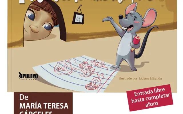 Cartel de la presentación del libro infantil Fito y su familia inesperada
