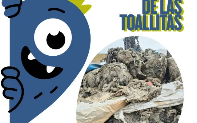 Campaña de Aguas de Alcázar contra las toallitas, No alimentes al monstruo de las toallitas
